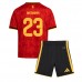 Belgia Michy Batshuayi #23 Hjemmedraktsett Barn VM 2026 Korte ermer (+ Korte bukser)